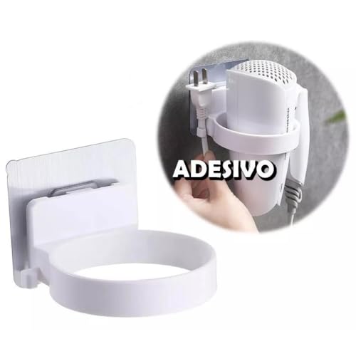 Suporte para Secador de Cabelo Chapinha e Armazenamento de Demais Itens Organizador de Ambiente Fixa