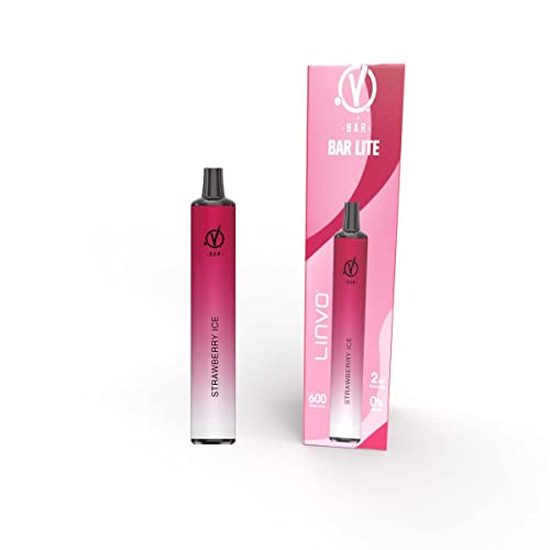 Linvo Bar Lite E-Zigarette 0mg 600 Züge 550mAh Strawberry Ice Cover