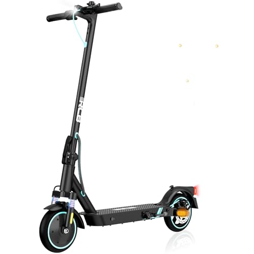 RCB R17 Patinete Eléctrico Adultos(VMP), 7.8Ah Batería, App,MAX.Velocidad 25KM/H, Absorción de Impactos, Pantalla LED,Soporta 120KG, Patinete Eléctrico con 8.5' Neumáticos Sólidos