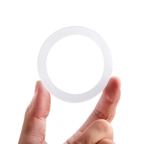 8 PCS Replacement Spare Food Grade Silicone (Better Than Rubber) Gasket Seal Ring for Aluminium Stovetop Coffee Maker Pots Bialetti Moka Express DAMA 3 Cups & 4 Cups