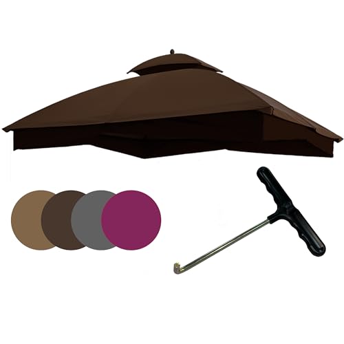 EasyLee 10x12 Replacement Canopy Top Cover for Lowe's Gazebo