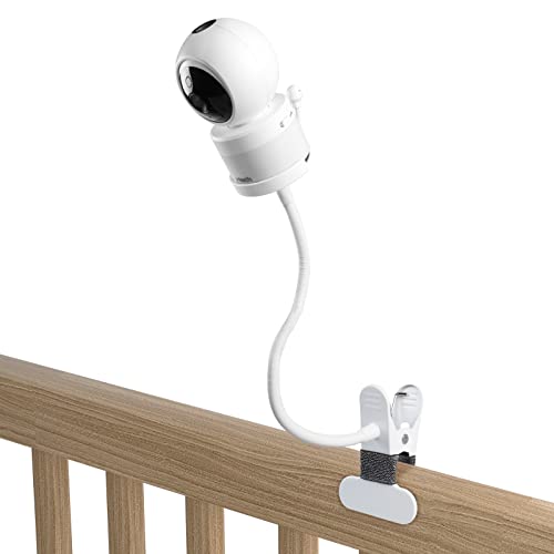 Koroao Soporte de Clip para cámara de Monitor de bebé VTech VM5463/RM5764HD/RM5764-2HD/RM5864-2HD/RM7764HD/RM7764-2HD/BM3800/BM4700/BM5600/BM5700 sin Herramientas ni daños en la Pared