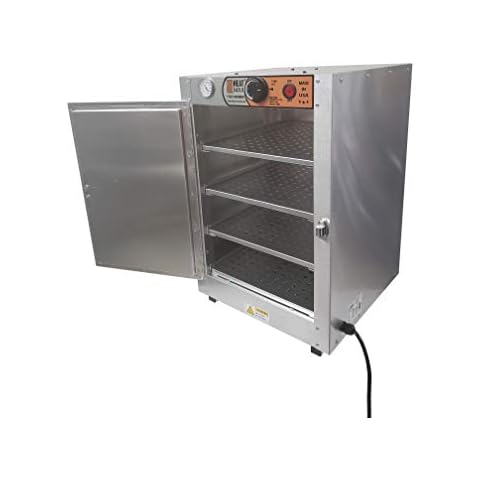 HeatMax 16x16x24 Small Hot Box Food Warmer- The Original and The Best - with an Interior usable Shelf Space of 13 x 15.5 inch. for Half Size Disposable Pans, BBQ, Pizza, Any hot Food Cover