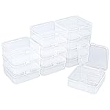 Photo Gallery goodma confezione da 12 mini contenitori vuoti in plastica trasparente con coperchi a scatto per piccoli oggetti e altri progetti di bricolage (85 x 85 x 35 mm) Photo Gallery goodma confezione da 12 mini contenitori vuoti in plastica trasparente con coperchi a scatto per piccoli oggetti e altri progetti di bricolage (85 x 85 x 35 mm)