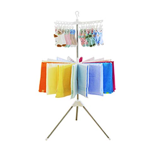 1/2/3段タオルハンガー 室内パラソル物干しスタンドタオルスタンド 物干しラック パラソル型 折りたたみ 使いやすい 物干し 室内物干し 組み立て簡単 工具不要 ステンレス製 大容量 タオル干し 室内干し 省スペース