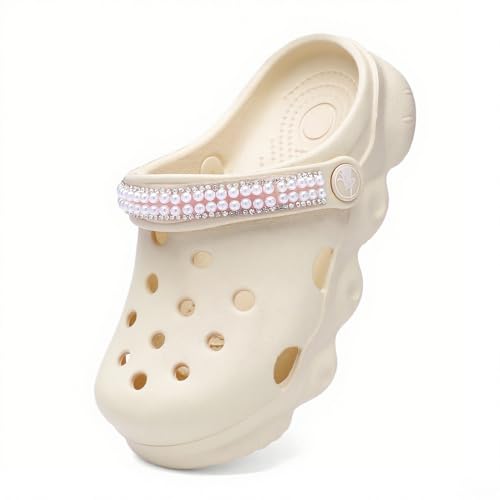 Image of Girls' Clogs for Toddlers & Kids Lightweight Garden Shoes Breathable Slip-on Slides Sandals Slippers Children's Beach Water Shoes