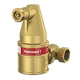 Ritzer by Flamco Luftabscheider inklusive Isolierung, drehbar, Handwerker Ausführung, komplett aus Metall (mit 1 Zoll Innengewinde)