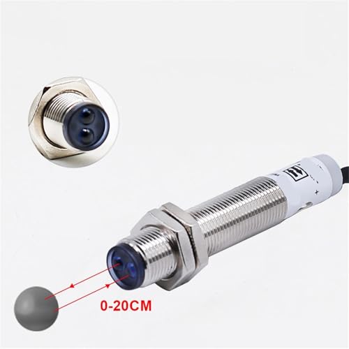 Capteur infrarouge E12-DS20PB résistant à la poussière IP65 commutation M12 24v - 2