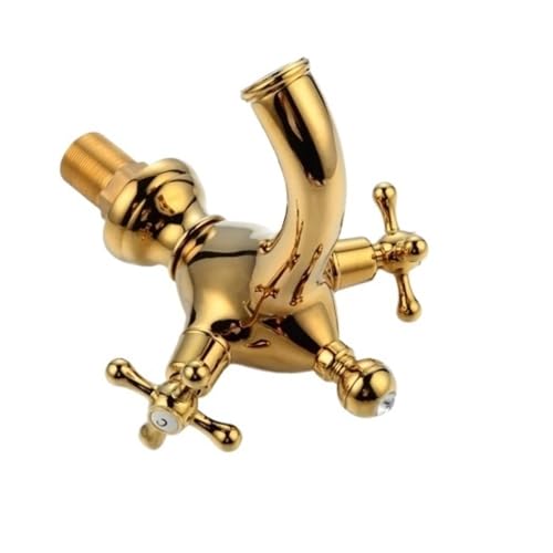 Mélangeur de bidet de lavabo doré à double commande XT836 - 7