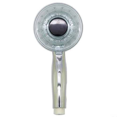 Tidgel Cabezal de ducha LED que cambia de color con pantalla de temperatura, 3 modos de pulverización, mezcla de masaje de lluvia, funciona con agua, no necesita batería
