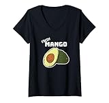 Frisches Mango Avocado Obst Gemüse Motiv