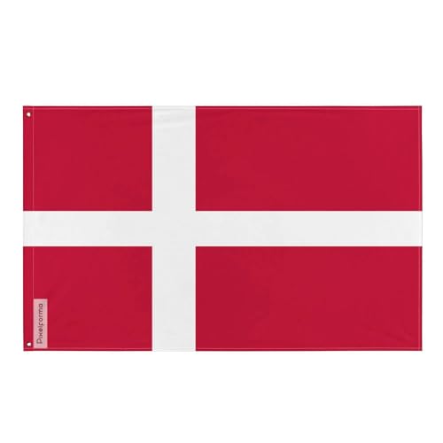 Drapeau Danemark polyester résistant de qualité supérieure
