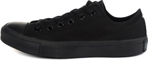 Converse Unisex Chuck Taylor All Star Ox Low Top Black/Black Sneakers - 7.5 D(M) US2