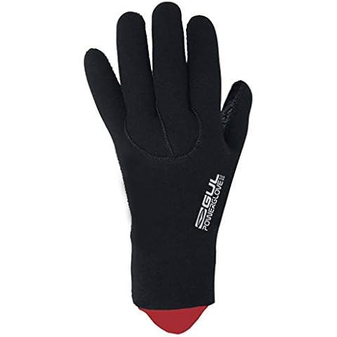 Gul Junior 3mm Power Glove - Black - Thermal Warm Heat Layer Layers Lightweight - Unisex - BLINDSTITCHED: Seam Cover