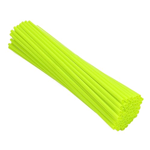 MUELODSIC 72Pcs Covers for Motorcycle and Bicycle Durable Plastic for Enhanced Visibility and Style Fit for Mountain and Road Bikes