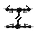 DAIHAOUU Front and Rear Axle with Metal Gear for MN D90 MN-90 MN98 MN99 MN99S MN45 1/12 RC Car Spare Parts Upgrade Accessories_A66M
