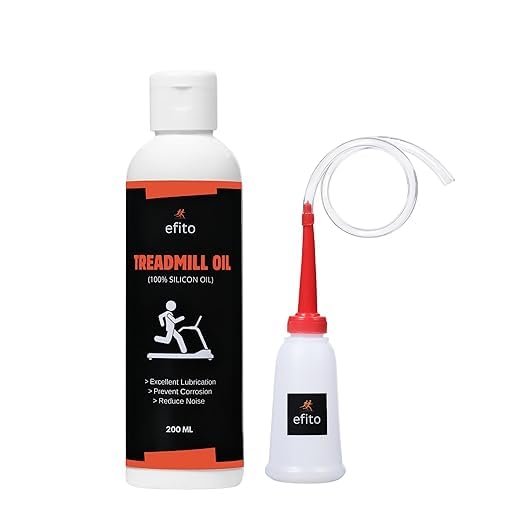 Image of High Viscosity Pure Silicone Treadmill Lubricant Oil for Belt - Premium Silicone Lubricant with Oil Dispenser for Smooth Performance & Longevity 200 ml