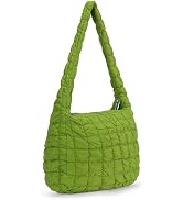 DKIIL NOIYB Sac Fourre-Tout Matelassé Femme - Grand Sac Bandoulière Coton 45cm