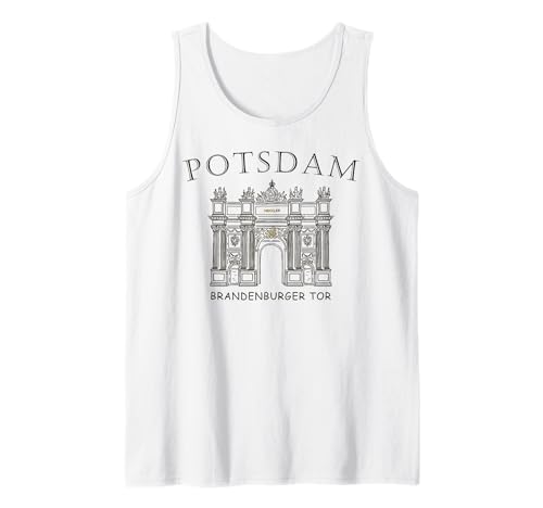 Potsdam, Brandenburger Tor, altes Stadttor, Zeichnung Tank Top