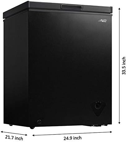 Arctic King 5 Cu ft Chest Freezer, Black
