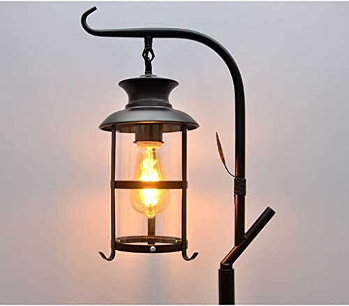 Lámpara de pie alta antigua para iluminar el salón sin levantarse del sofá 5