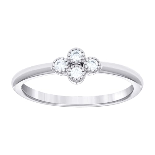 Bague trèfle argent 925 hypoallergénique, fini les doigts verts