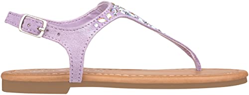 Image of CLOVERLAY Girls Sandals Kids Gladiator Strappy Rhinestone Glitter Flat Sandals