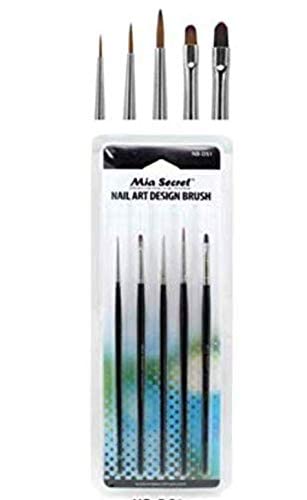 Mia Secret Professional Five Piece Nail Art Brush Set #TOP24