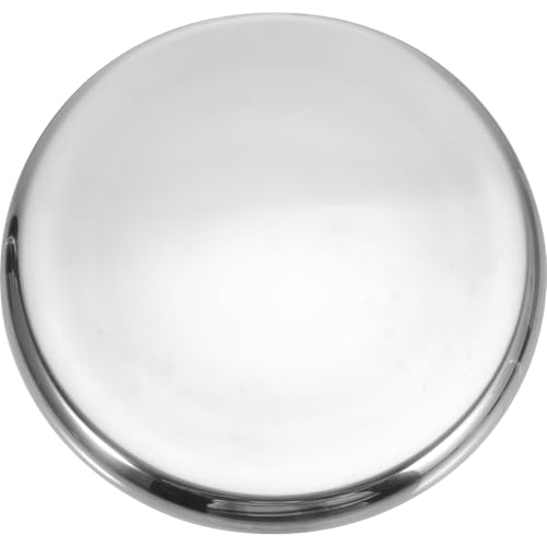 FOMIYES Taburete Asiento Redondo de Acero Inoxidable 304 Grueso 0.7 Mm sin Tornillos para Cocina y Barra, Repuesto para Taburetes de Bar y Comedor, Fácil Limpieza y Resistencia a