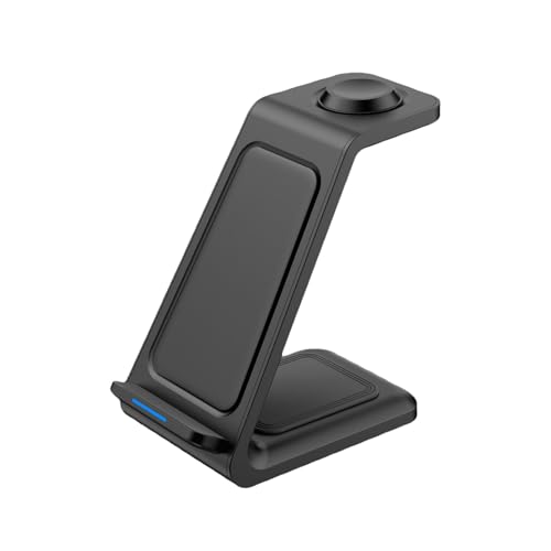 Chargeur sans fil multifonction avec support incliné pour téléphones et accessoires
