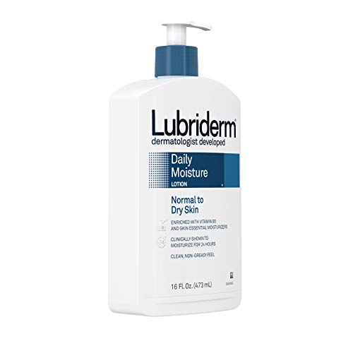 Lubriderm Daily Moisture Hydrating Body And Hand Lotion With Vitamin B5, Non-Greasy, 16 Fl. Oz #TOP4