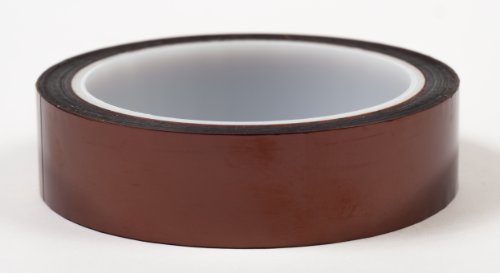 Image of Polyimide Masking Tape, 3 inch Core, -269 to 400 Degree C Performance Temperature, 30 lbs /inch Tensile Strength, 1 mil Thick, 36 yds Length x 3 /4 inch Width