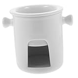 COLLBATH Fondue Pot Cheese Melting Pot Butter Fondue Maker Tealight Burner Kitchen Accessory