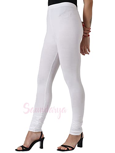 Image of Saundarya Pocket Leggings Slim fit Ankle Length uper Comb Stretchable Premium Cotton Lycra Leggings with 2 Pockets