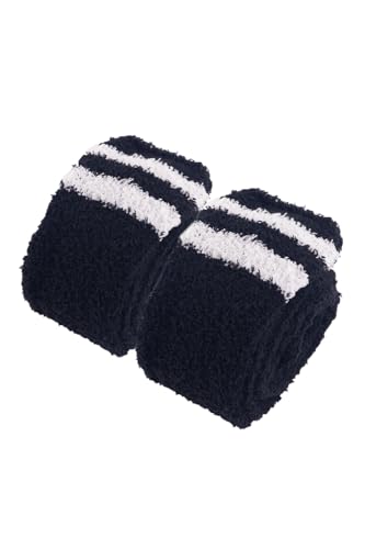 Image of CutiePlusU Womens Thigh High Fuzzy Socks Coral Fleece Over Knee High Sock - 1 Pair