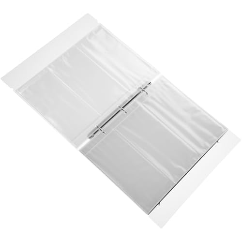 iplusmile Álbum para Guardar Entradas de Cine y Conciertos Carpeta de Hojas Sueltas Funda Mate Capacidad para 30 Páginas 3 Compartimentos por Hoja Organizador Portátil para Fotos y