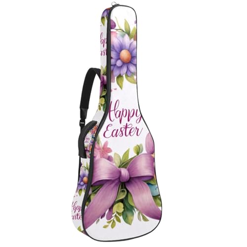 Housse pour guitare imperméable avec couche de protection antichoc et poches