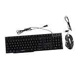 Accessoires informatiques : souris optique avec aile latérale antidérapante, pour les jeux, clavier d'ordinateur