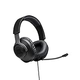 JBL FREE WFH ヘッドセット オーバーイヤー 脱着式マイク 軽量 ミュート機能付 テレワーク WEB会議 有線 3.5mm 40mmドライバ JBLFREEWFHBLK ブラック