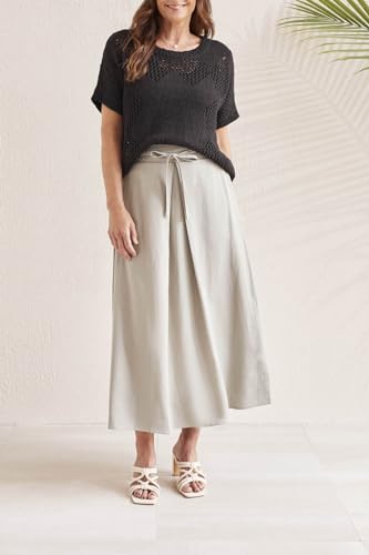 Tribal Women's Dolman S/S Sweater W/Crochet DTL2