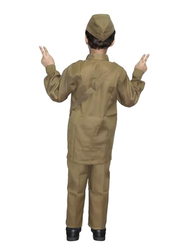 Image of Kaku Fancy Dresses Our Helper Costume for Boys & Girls | Social Helper Doctor, Nurse, Fireman, Postman, Teacher, Farmer Dress For Kids