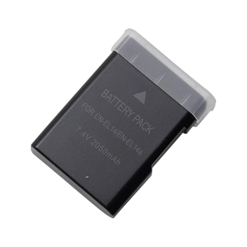 KWTOUL EN-EL14 EN-EL14a 2050mAh Li-ion Batteries Compatible with Nikon D5600 D5500 D5300 D5200 D5100 D3500 D3400 D3300 D3200 D3100 Df Coolpix P7800 P7700 P7200 P7100 P7000