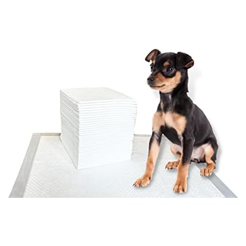 Puppy Pee Training Pads 50 Pack Leakproof and Ultra Absorbent 3-Layer Protection with Quick-Dry Surface - Ideal for Puppies and Pets Indoor Training Cover