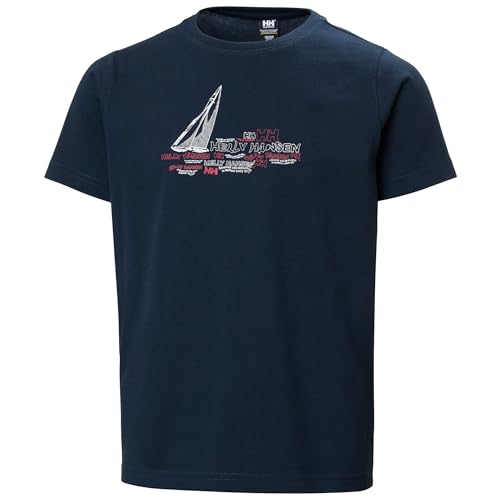 T-Shirt Mixte Helly Hansen Jr HH Graphic 2.0 en coton bio confortable