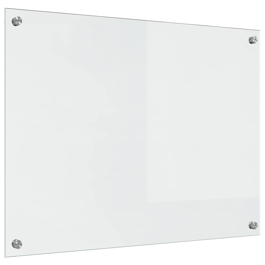 Solivagant Küchenrückwand 2 pcs Transparent 80 x 60 cm Gehärtetes Glas, Küche Esszimmer,Küchenhelfer -utensilien, 21 kg-3415535