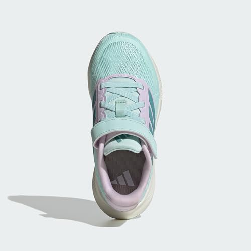 Image of adidas Kids' Marvel Run Falcon 5 Elastic Lace & Strap Shoe