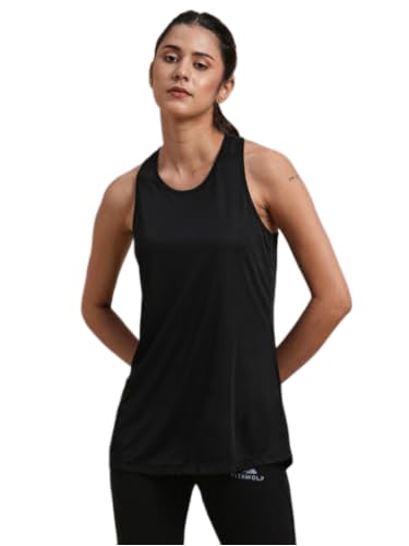 vitawolf Racerback Tank Top for Women & Girls I Compression Racerback Black Tanks Sleeveless Workout Tank Top for Yoga Running and Daily Use-picture-16
