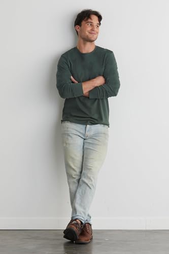 Men's Organic All-Cotton Long Sleeve Crew Neck T-Shirt4