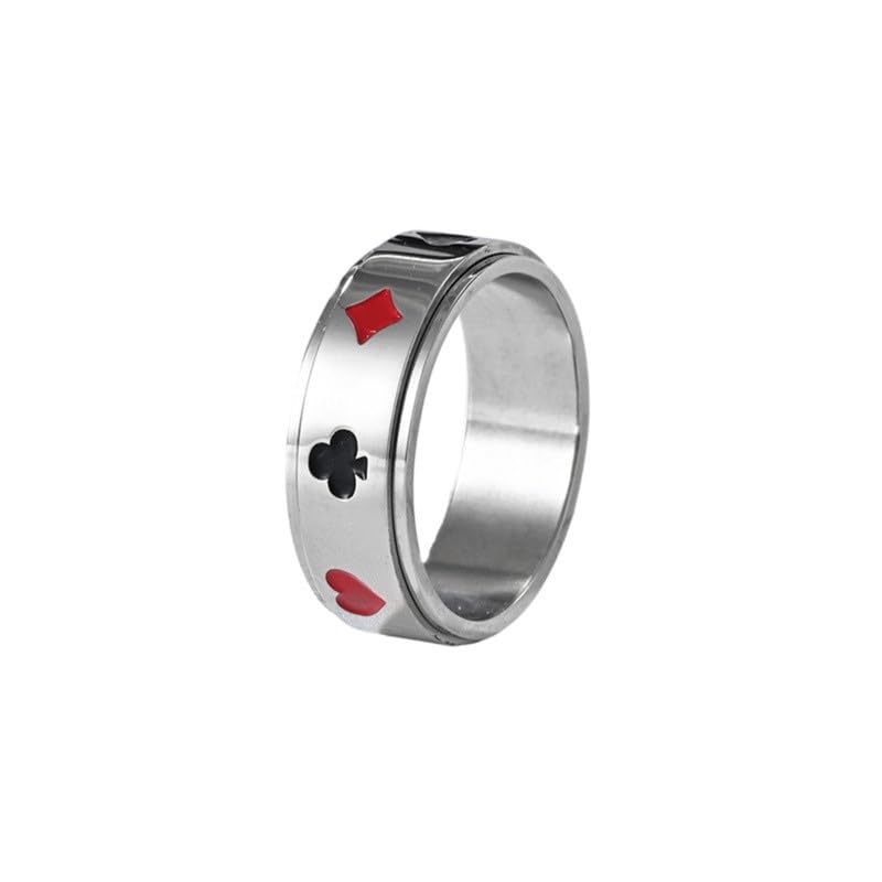 Salty Alpha Card Shark Signet Finger Ring for Men & Boys | Stainless Steel | Stylish & Minimal | Birthday Gift | Aesthetic Jewellery | Accessories for Everyday Wear (B0CZJP2SH8) Amazon Price History, Amazon Price Tracker