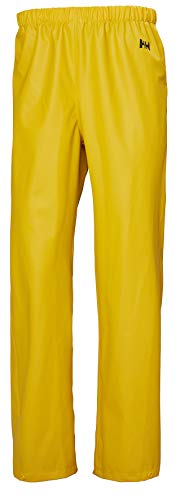 Helly Hansen Men's Moss Waterproof Windproof Rain Pant Bottoms, 344 Essential Yellow, Large